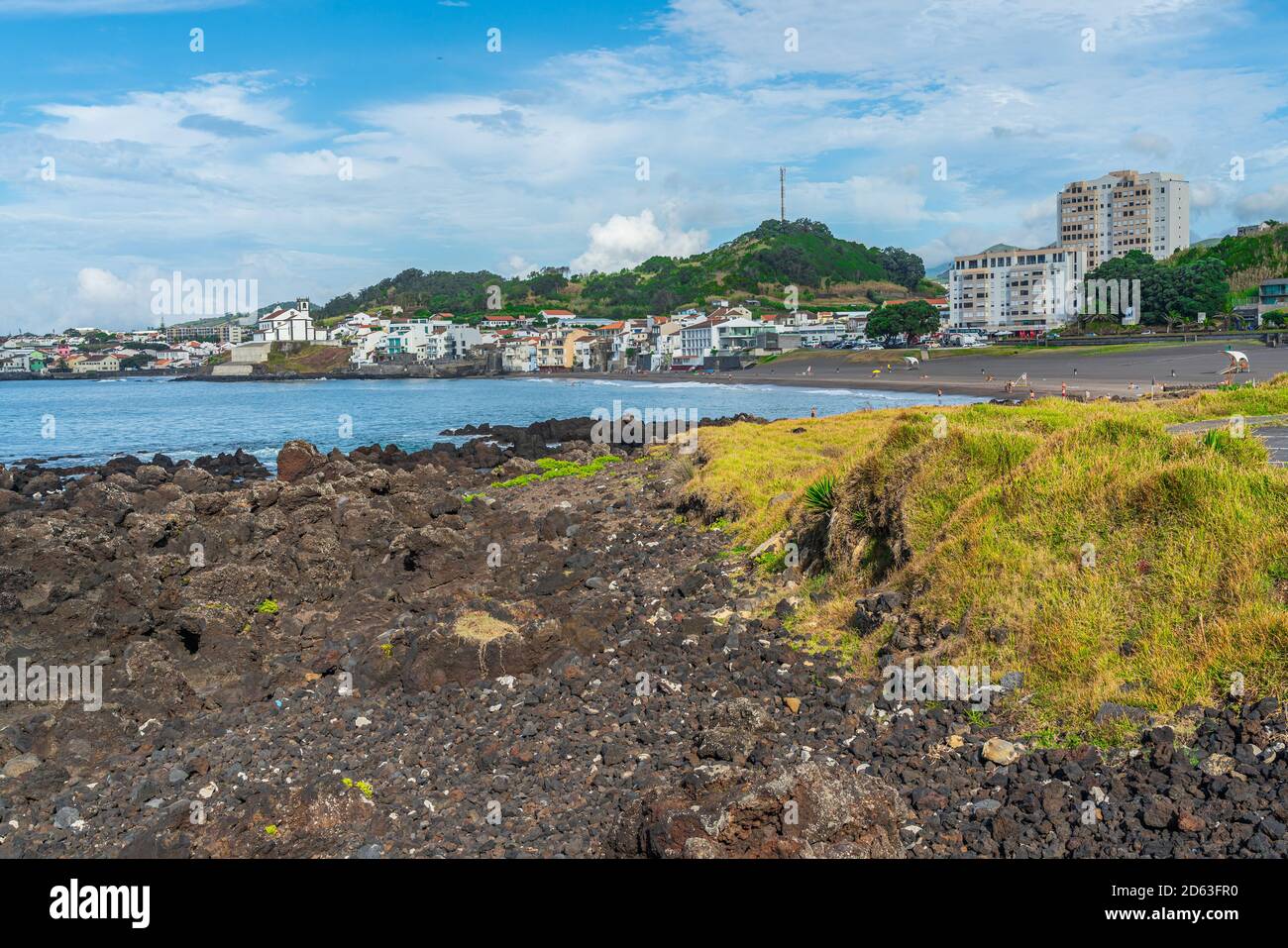 Milicias Beach, Sao Roque, Sao Miguel Island, Azores, Portugal long