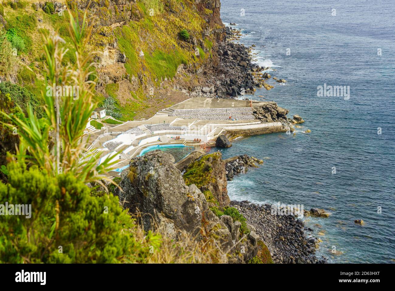 Piscina Natural Da Boca De Ribeira, Nordeste, Sao Miguel Atlantic Ocean
