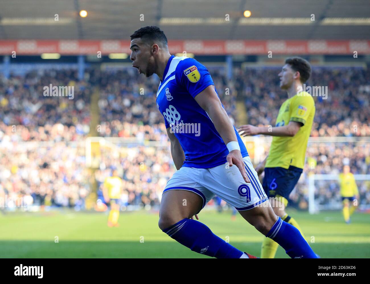 Birmingham City's Che Adams celebrates after he scores his sides first