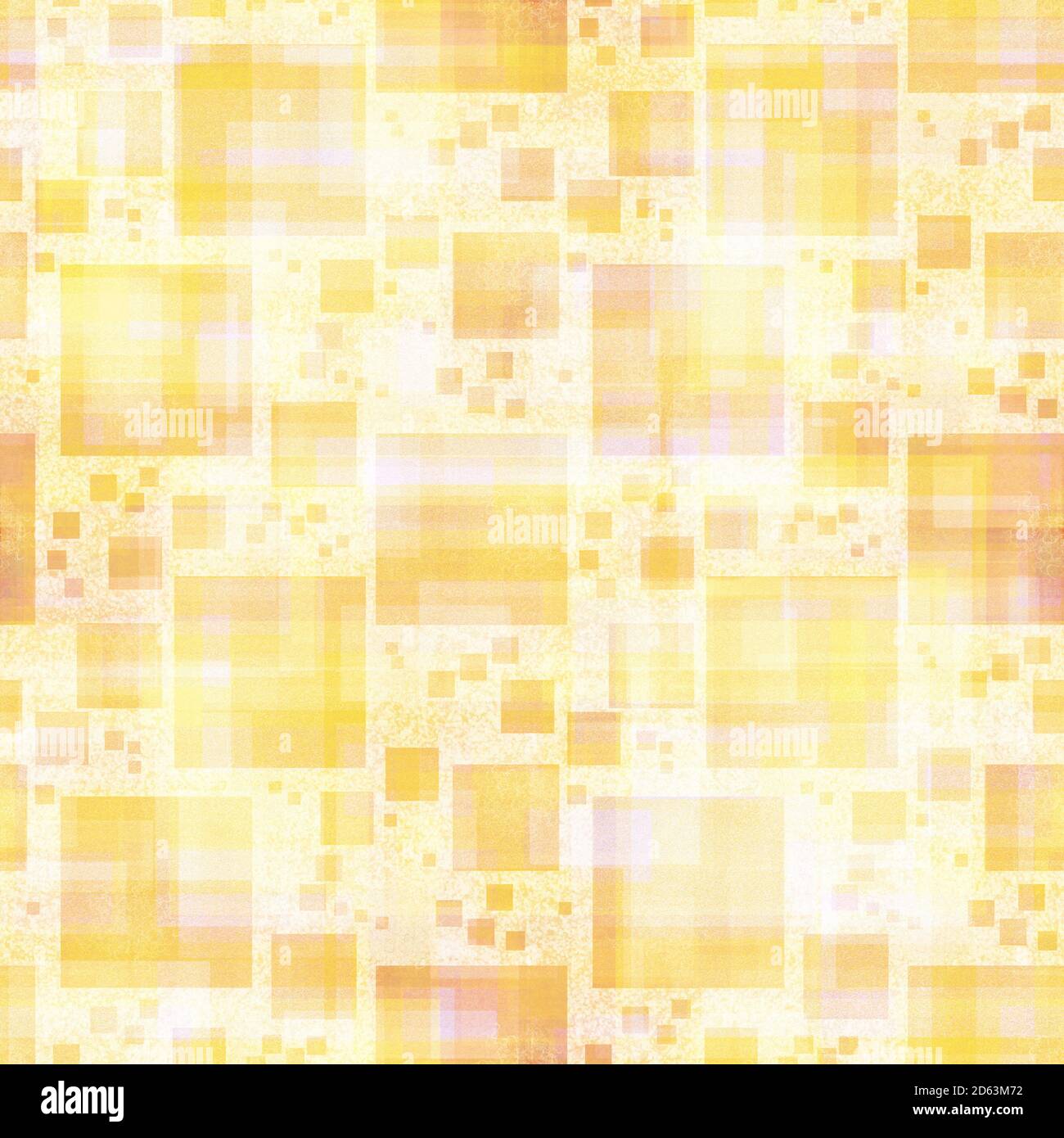 Abstract pattern with yellow squares in white color. Perfect for ...