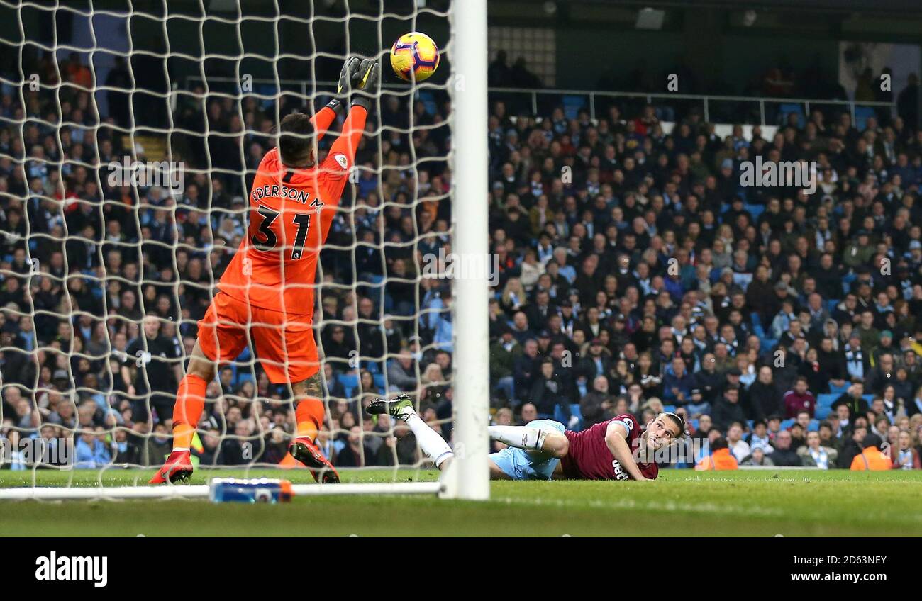 Manchester City Goalkeeper Ederson Makes A Save Stock Photo Alamy Manchester City Goalkeeper Ederson Makes A Save Stock Photo Alamy