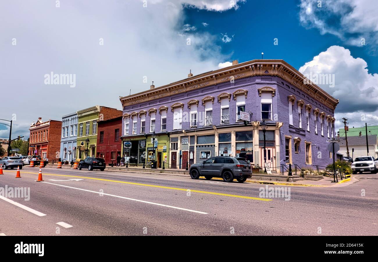 Historic Leadville, America’s highest town, Colorado, USA Stock Photo