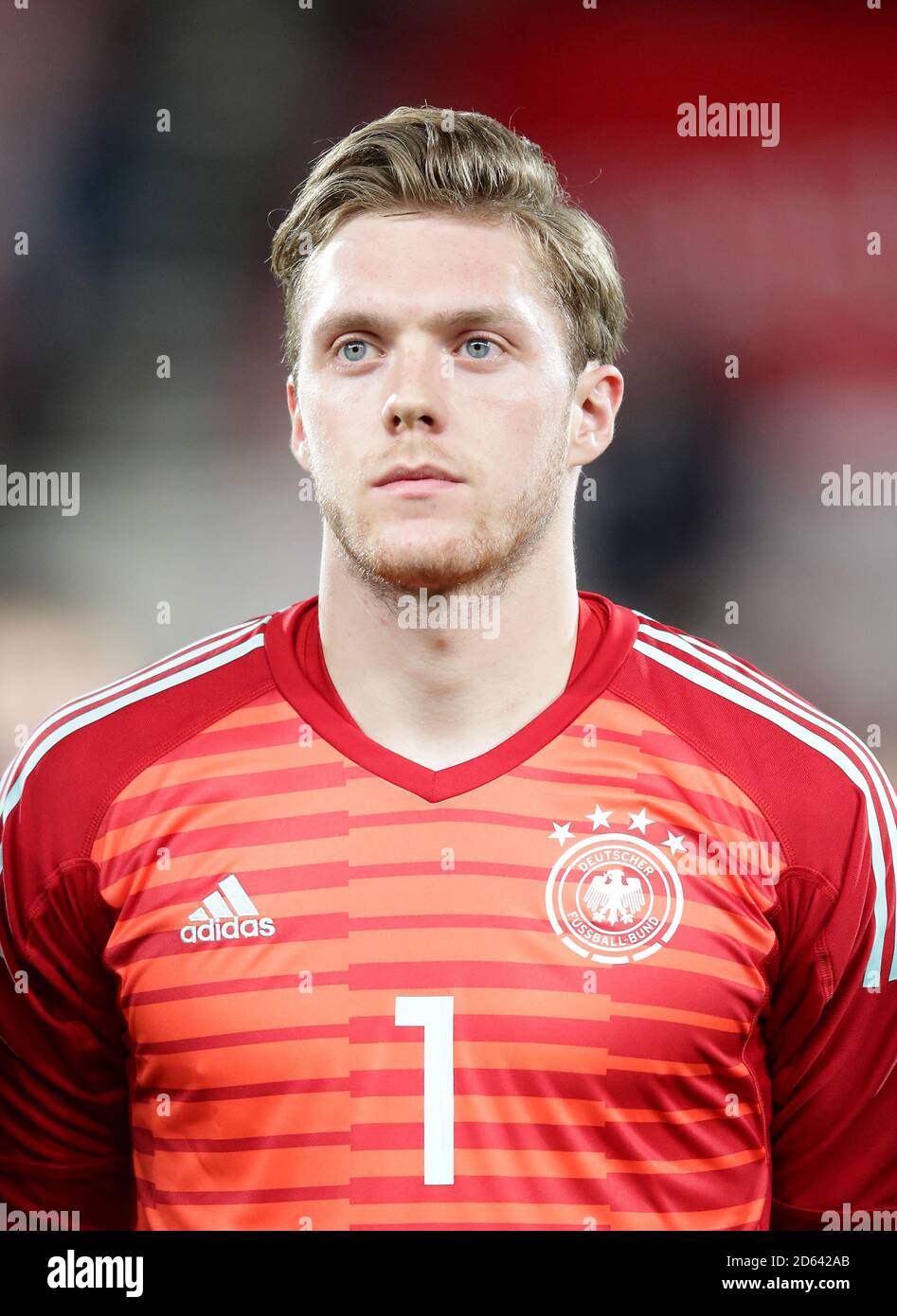 Germany Goalkeeper Florian Muller Stock Photo