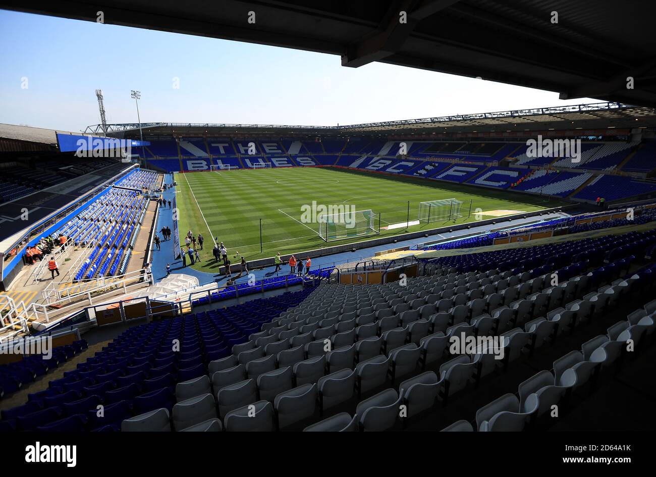 A view of the St Andrew's Trillion Trophy Stadium before the game Stock ...