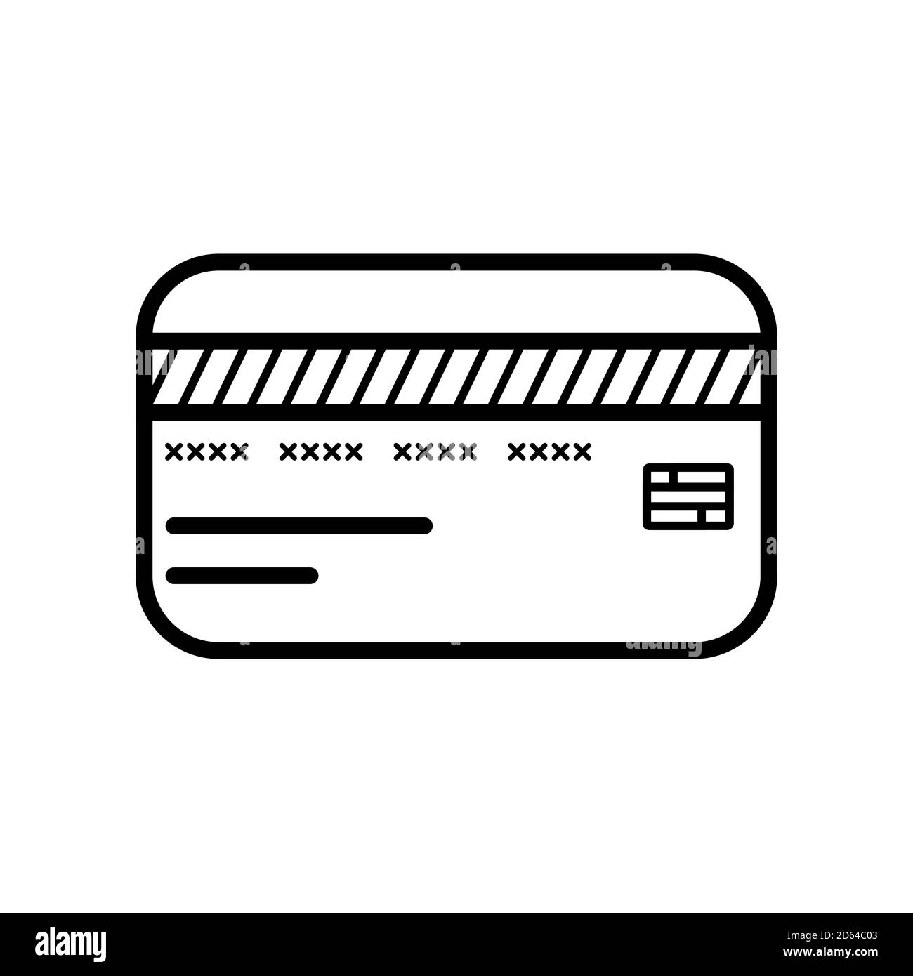 Credit card icon electronic payment button symbol vector illustration ...