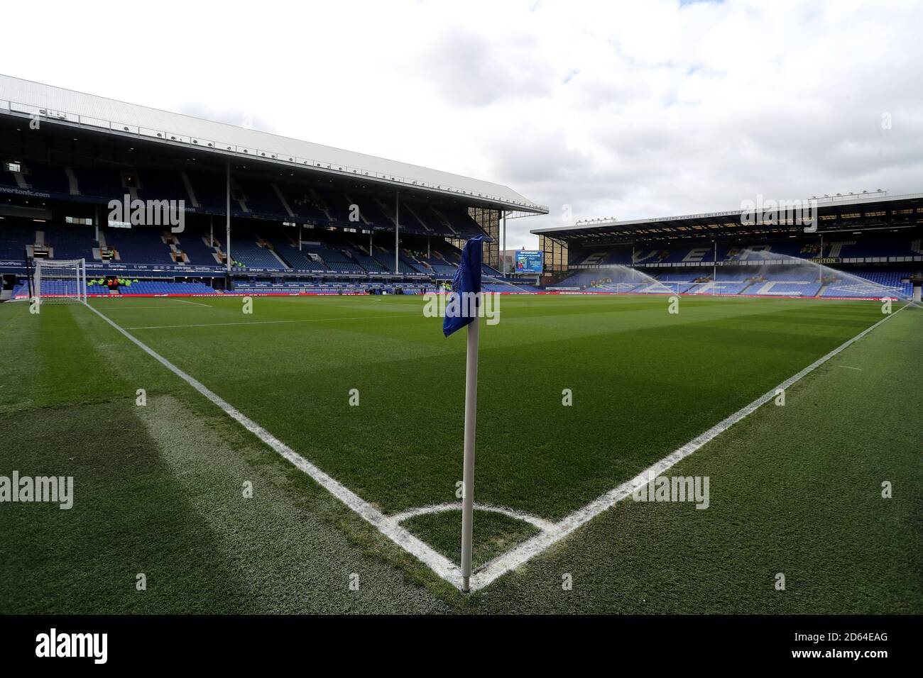 A view of Goodison Park before the game Stock Photo