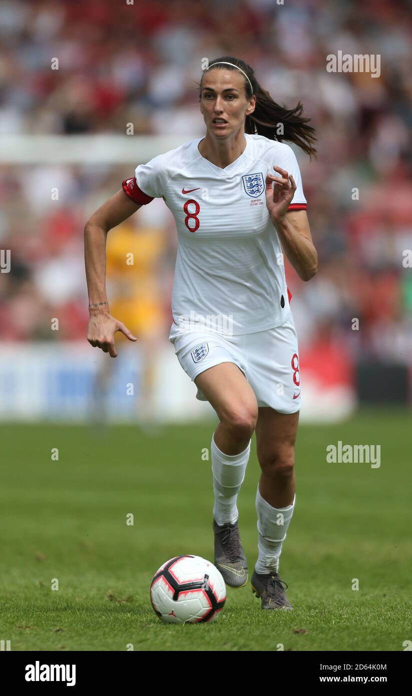 England's Jill Scott Stock Photo - Alamy