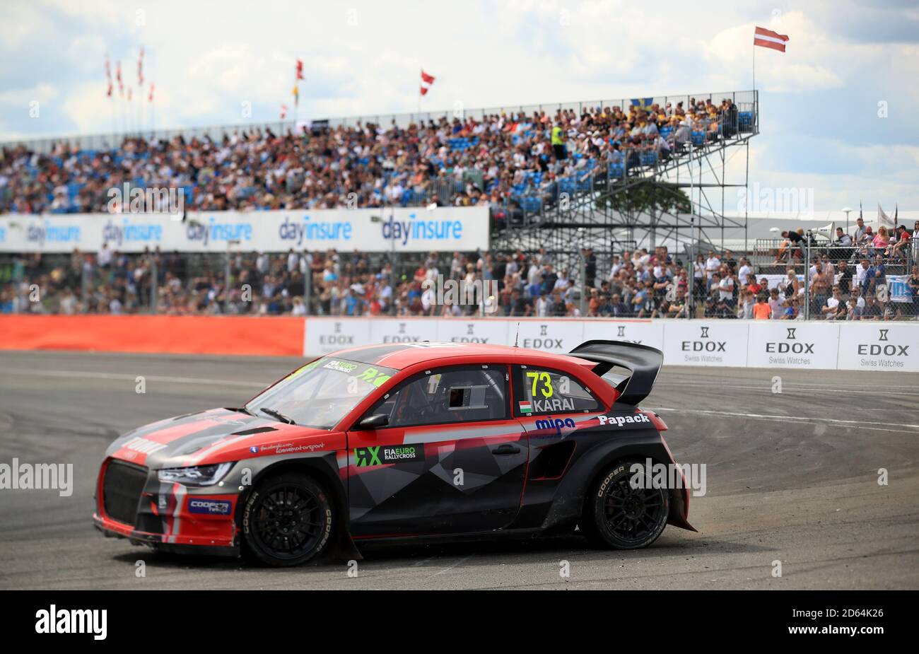 Tamas Karai In The European Supercar Qualifying During Day One Of The 2019 Fia World Rallycross Championship At Silverstone Stock Photo Alamy