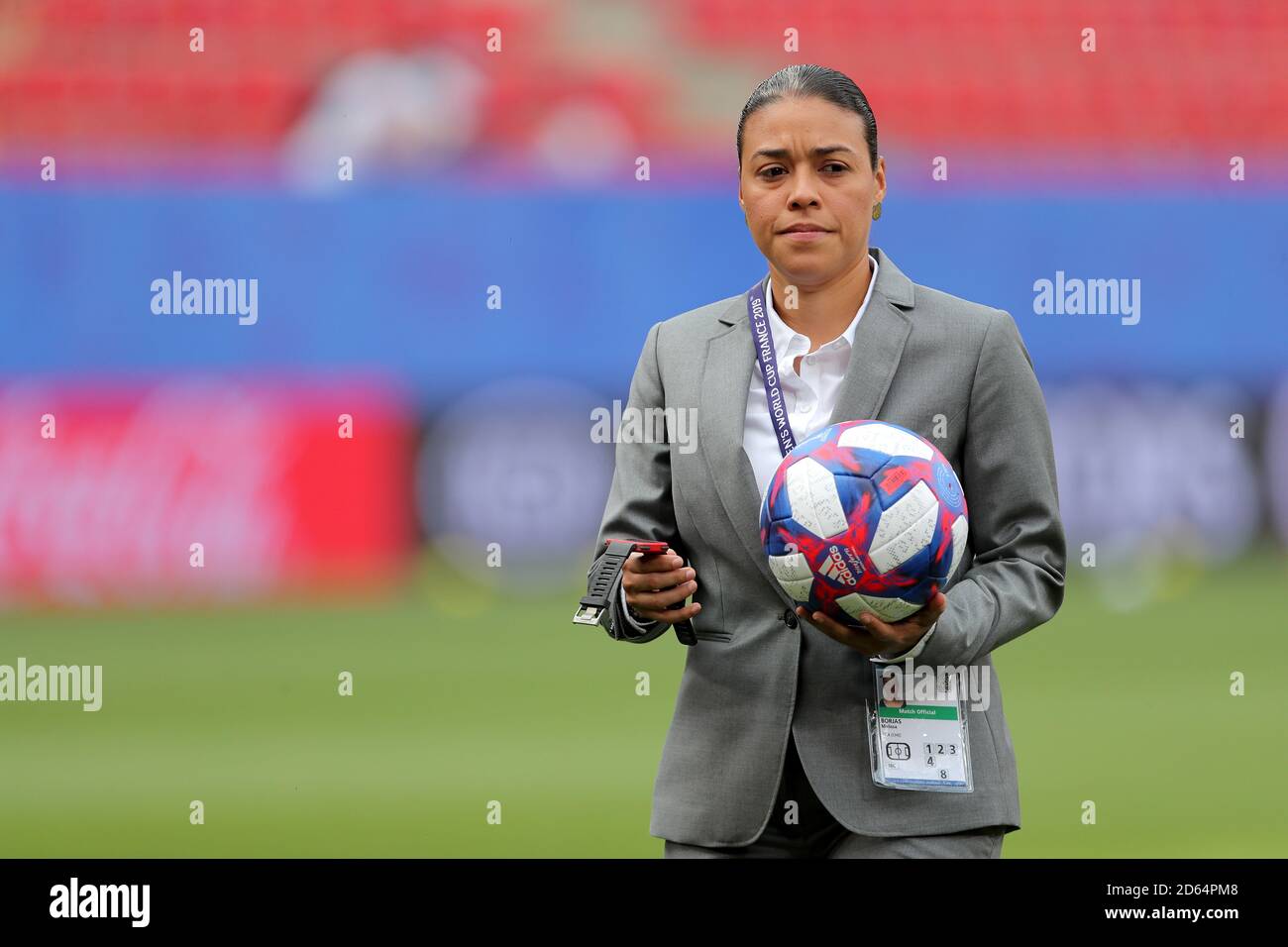 Referee Melissa Borjas Stock Photo Alamy