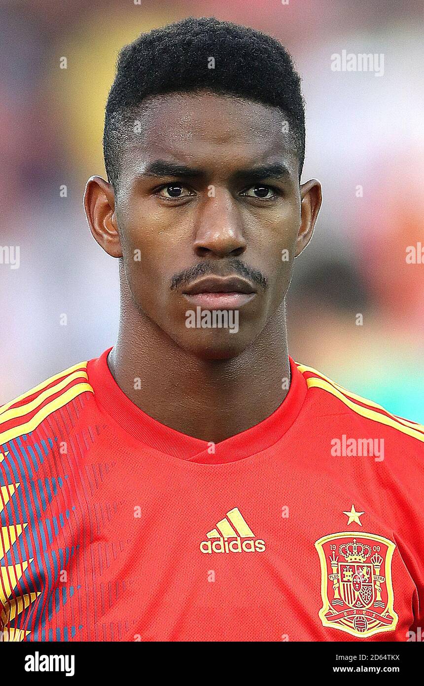 Spain U21's Junior Firpo Stock Photo