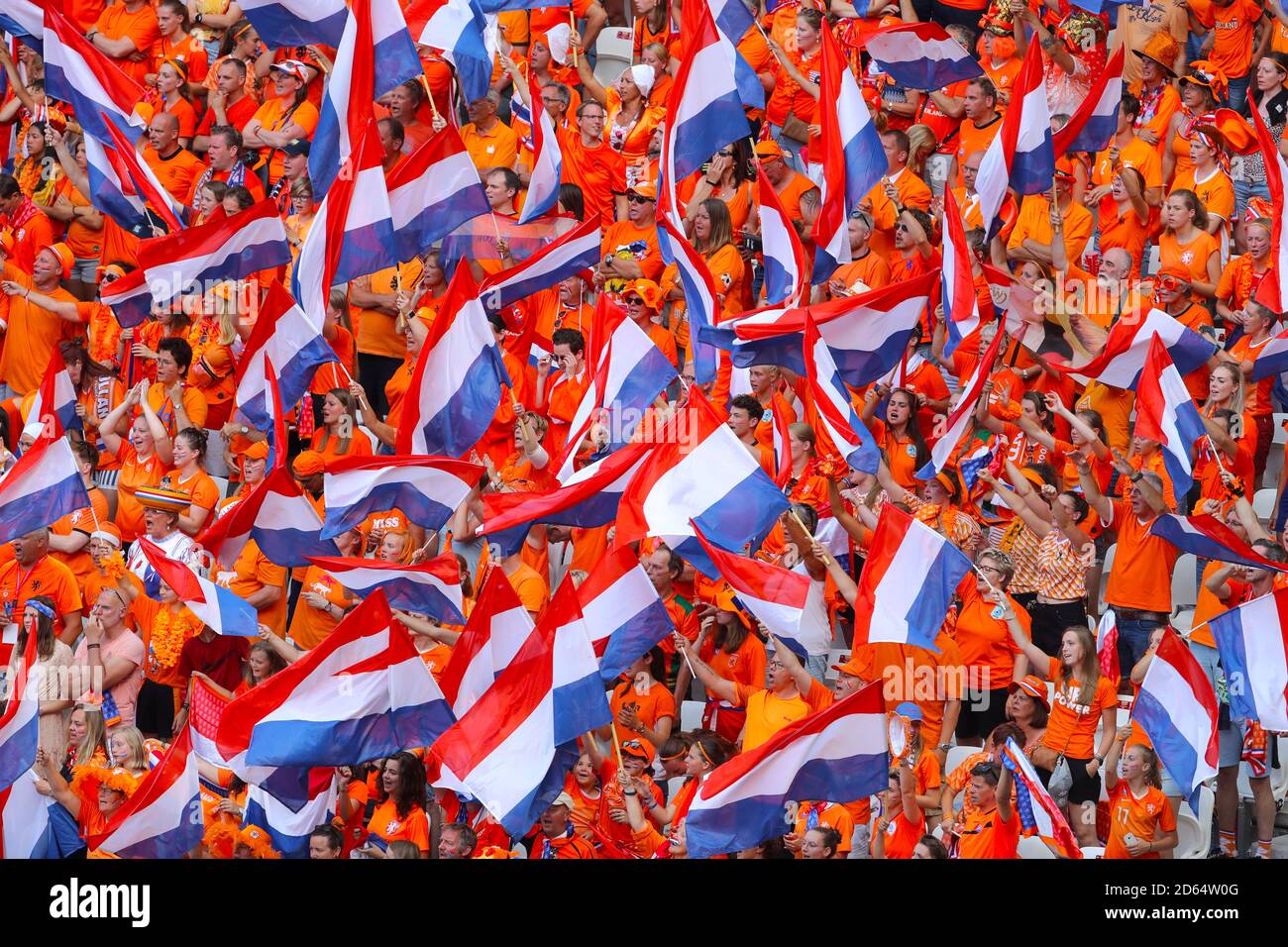 Netherlands fans in the stands Stock Photo - Alamy