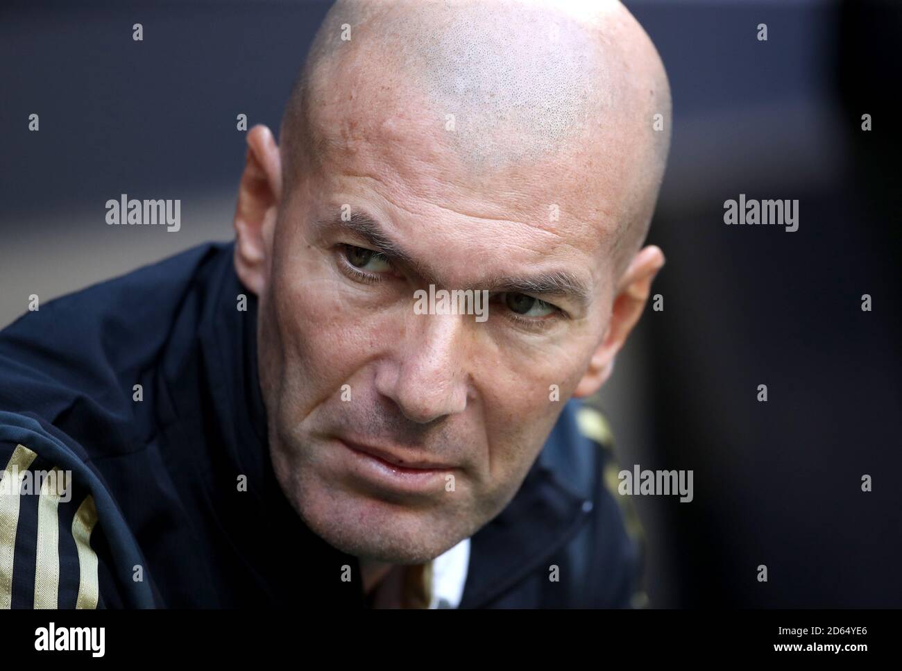Real Madrid manager Zinedine Zidane Stock Photo Alamy
