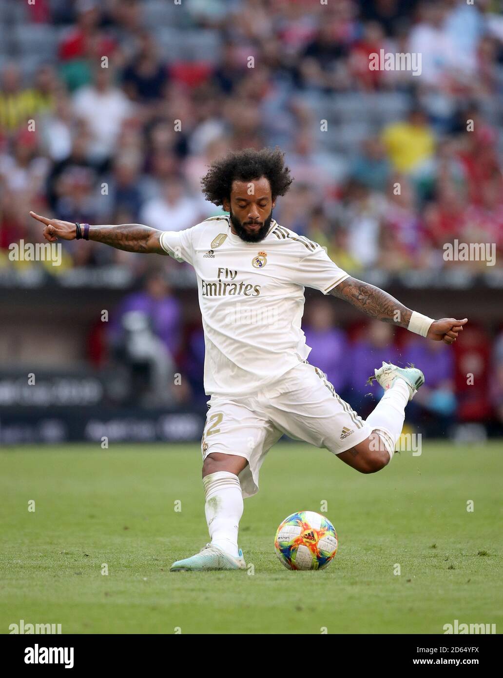 Signiertes Marcelo Foto Real Madrid - 25x20cm Mit Passepartout Gedruckt