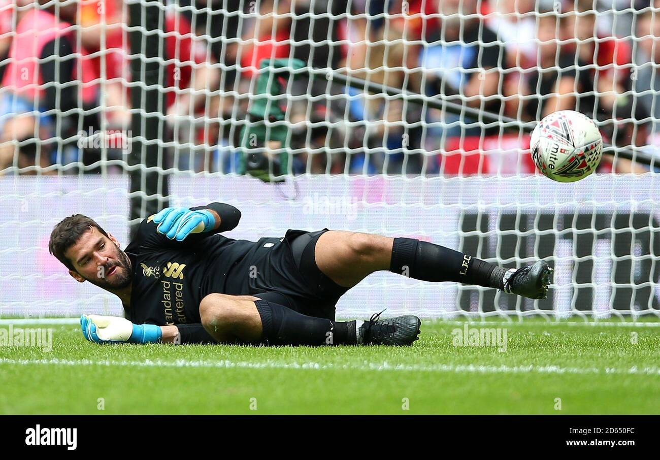 Liverpool goalkeeper Alisson Stock Photo - Alamy