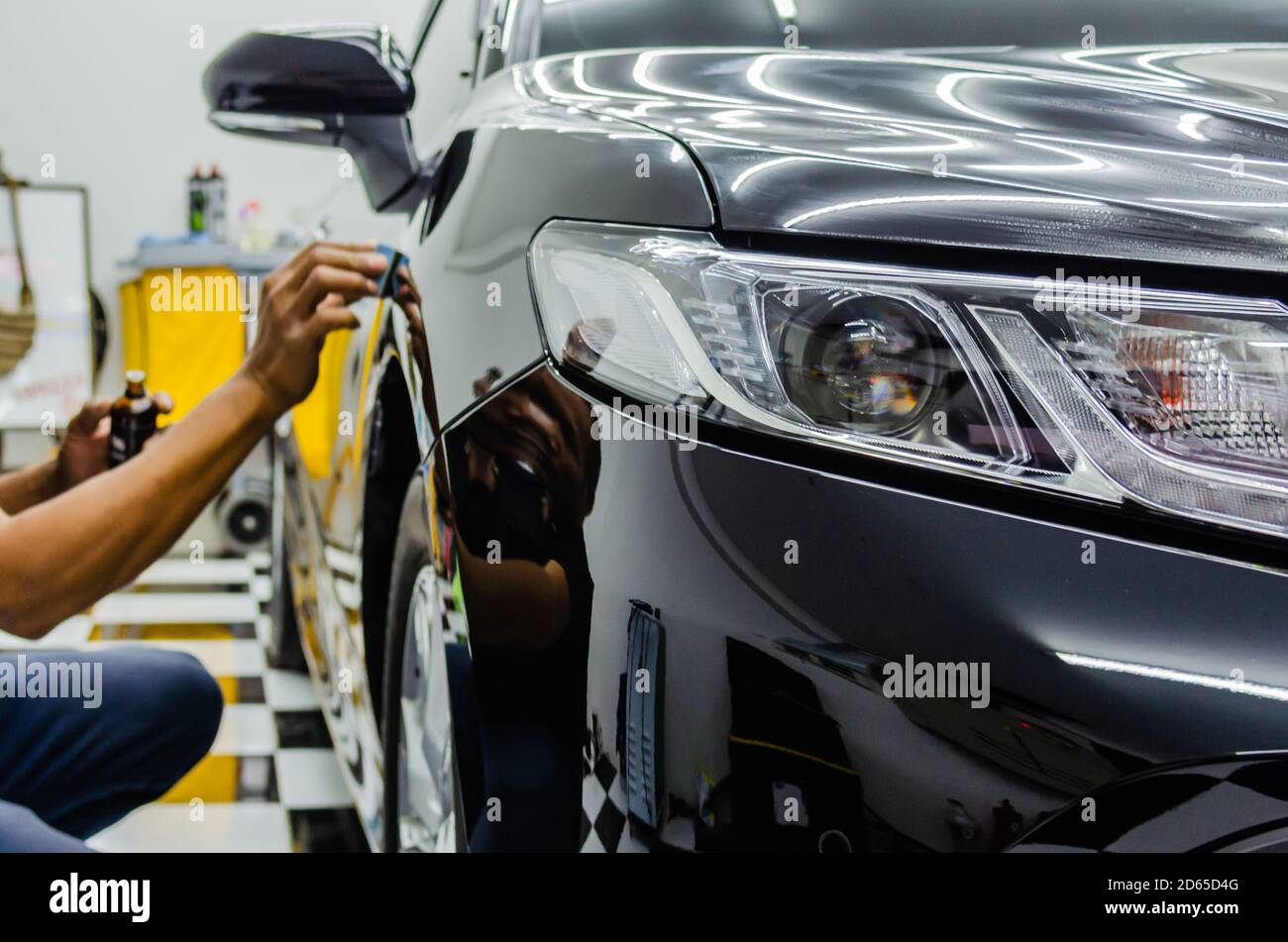 Ceramic coating car hires stock photography and images Alamy
