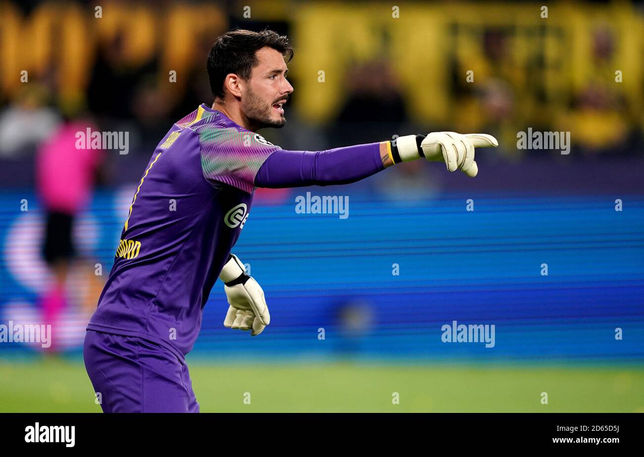 Borussia Dortmund goalkeeper Roman Burki Stock Photo