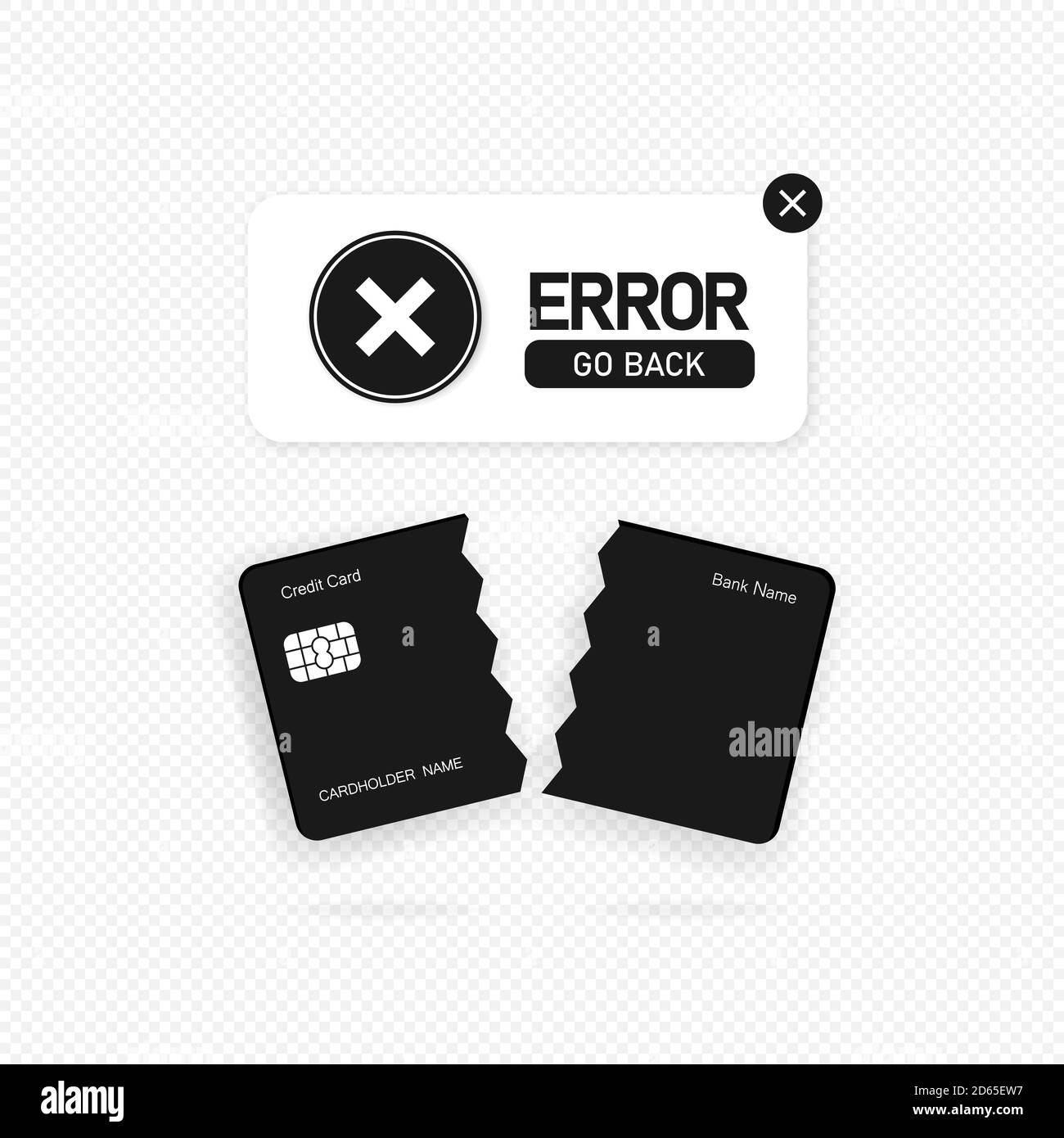 White card isolated on transparent background eps Vector Image