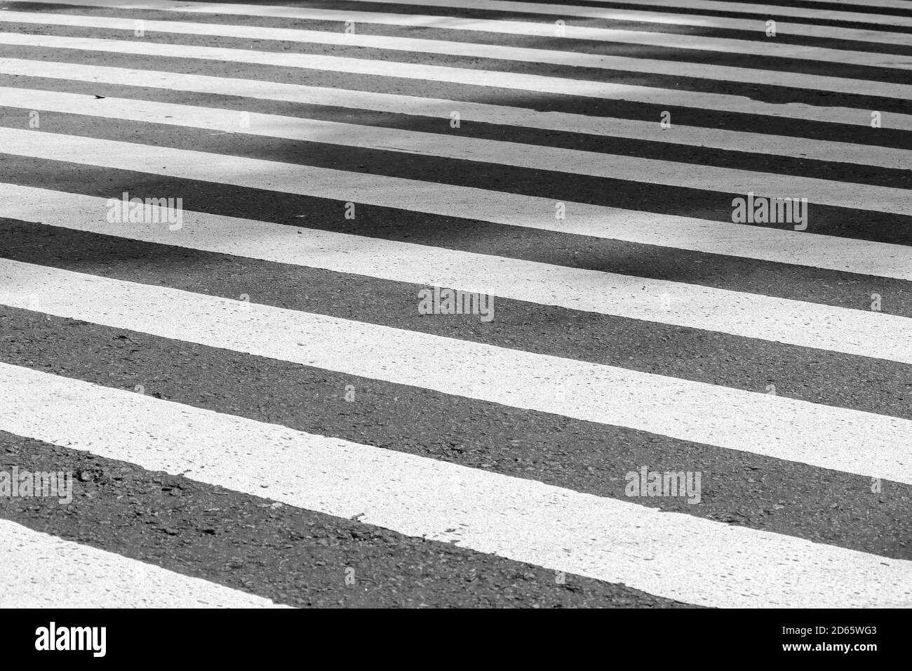 zebra cross in black and white. can be used for smartphone and tab wallpaper Stock Photo