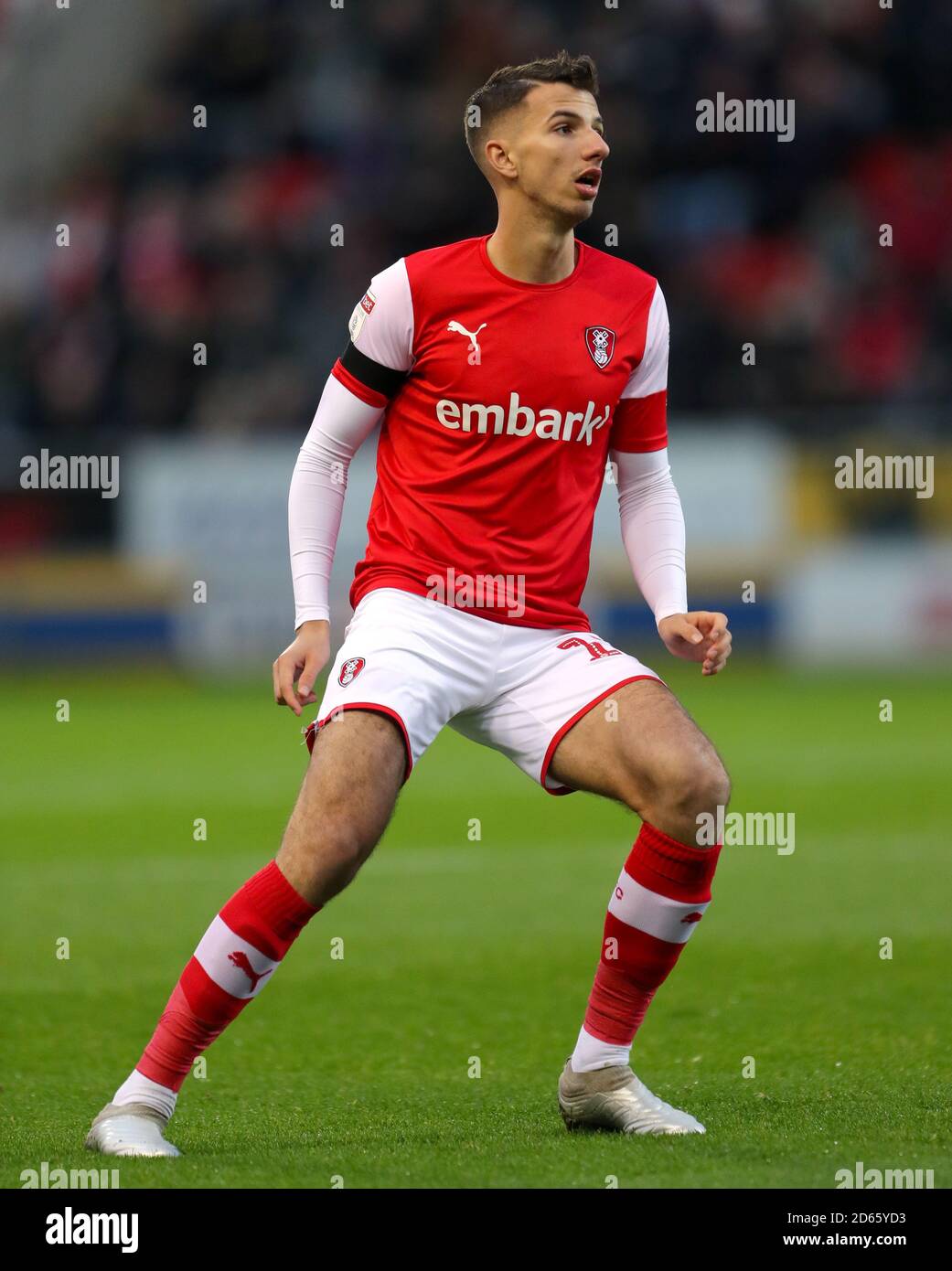 Rotherham United's Daniel Barlaser Stock Photo - Alamy