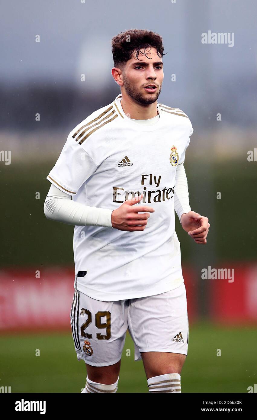 Real Madrid's Javier Rueda Stock Photo - Alamy