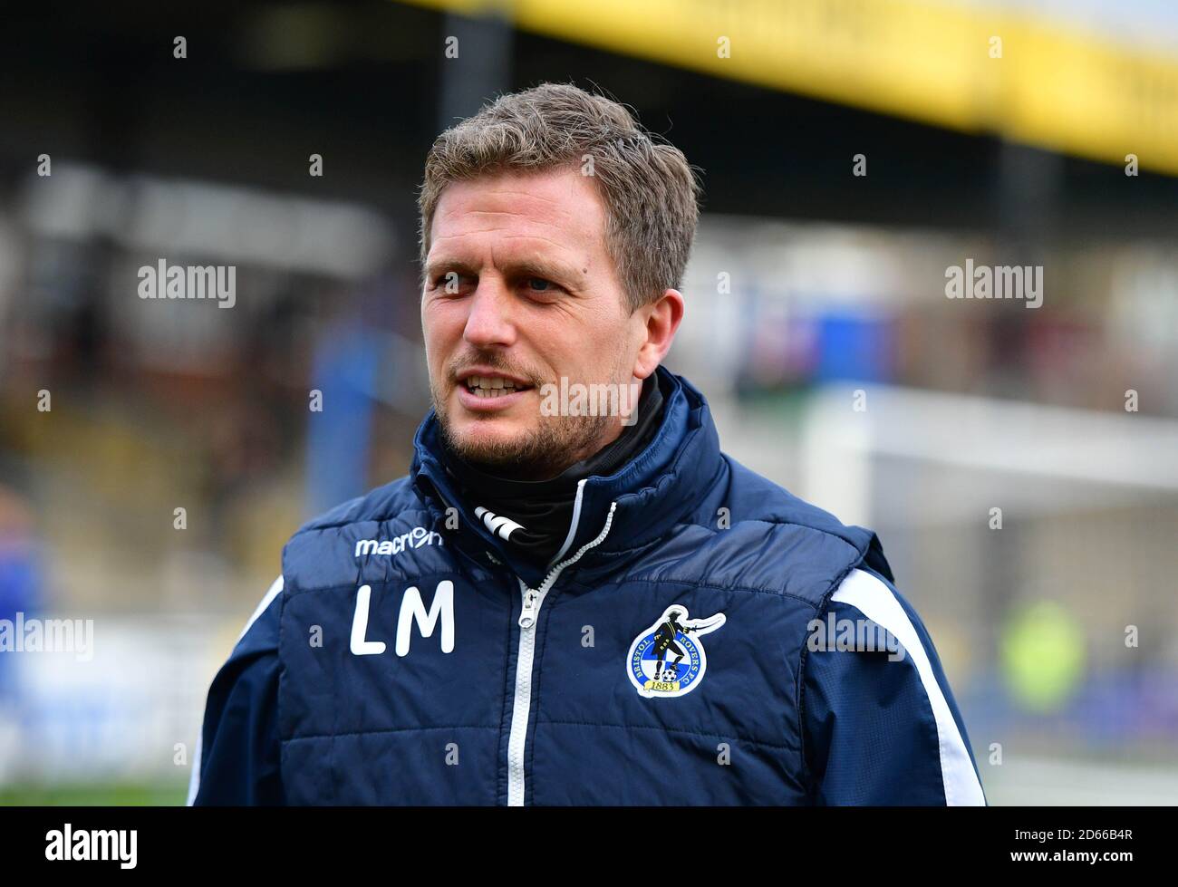 Bristol Rovers' Lee Mansell Stock Photo