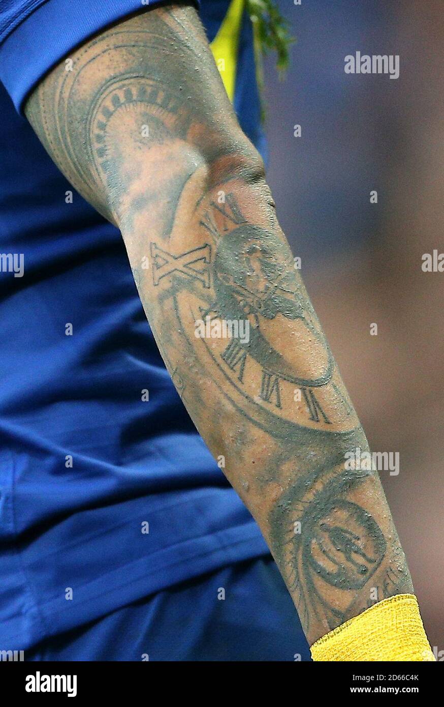 Detail of the tattoo of Chelsea's Emerson Palmieri Stock Photo - Alamy