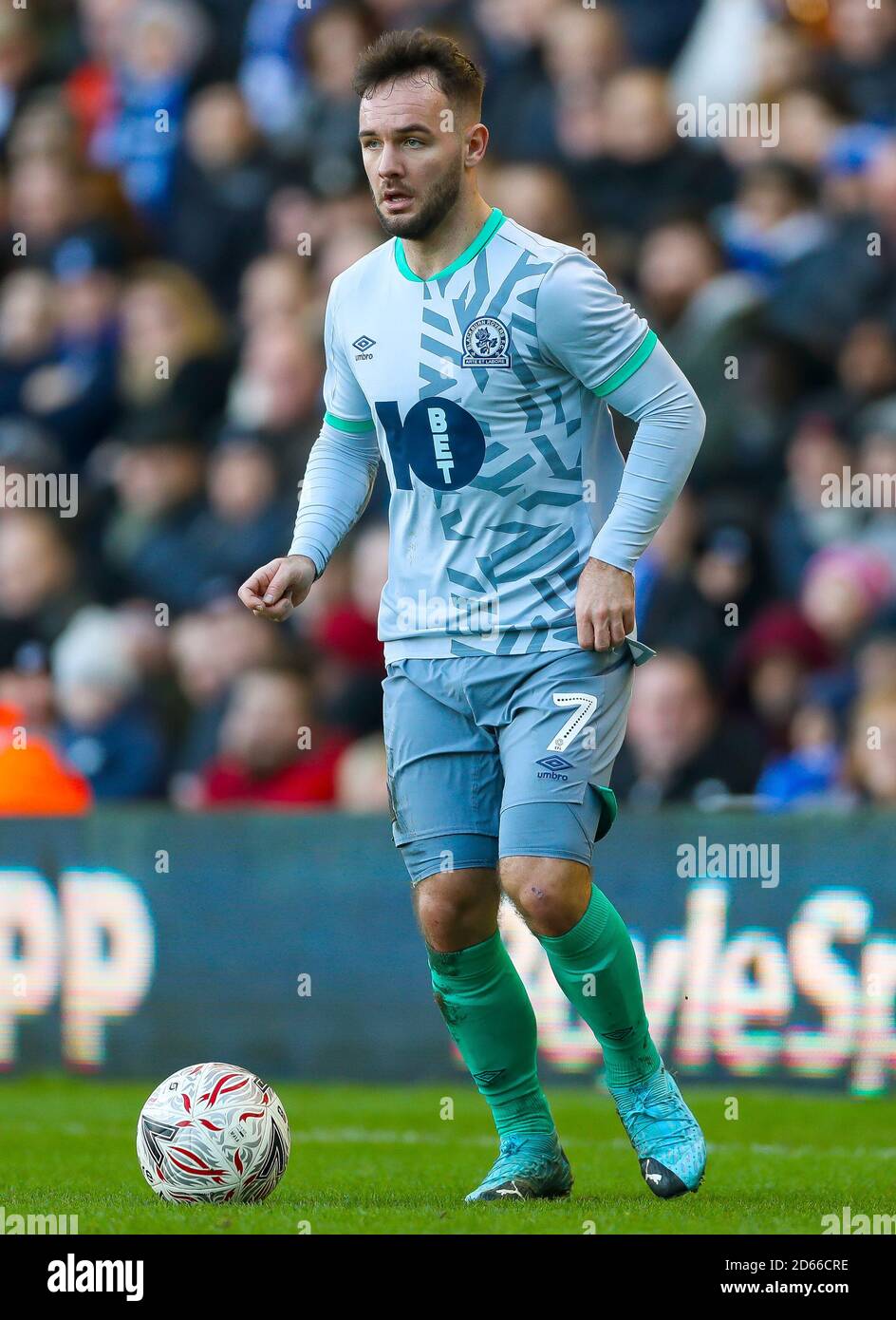 Blackburn Rovers' Adam Armstrong during the FA Cup Third Round match at ...