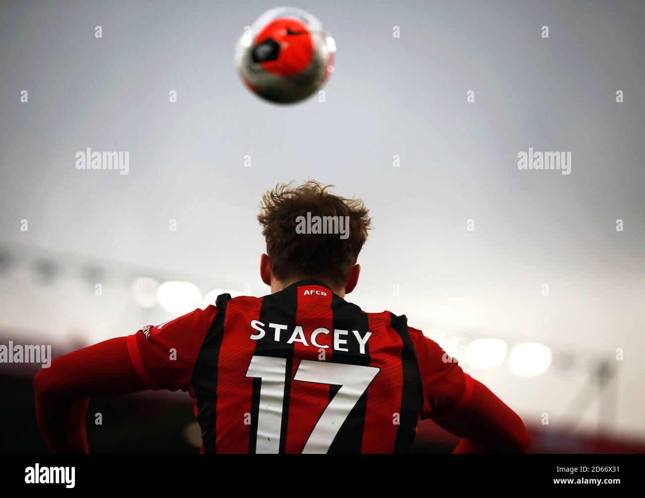 AFC Bournemouth's Jack Stacey takes a throw in Stock Photo Alamy