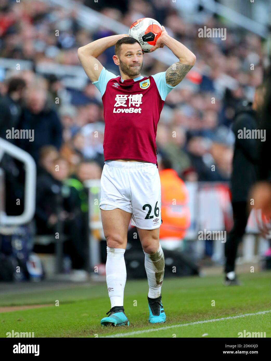 Burnley’s Phil Bardsley in action Stock Photo - Alamy