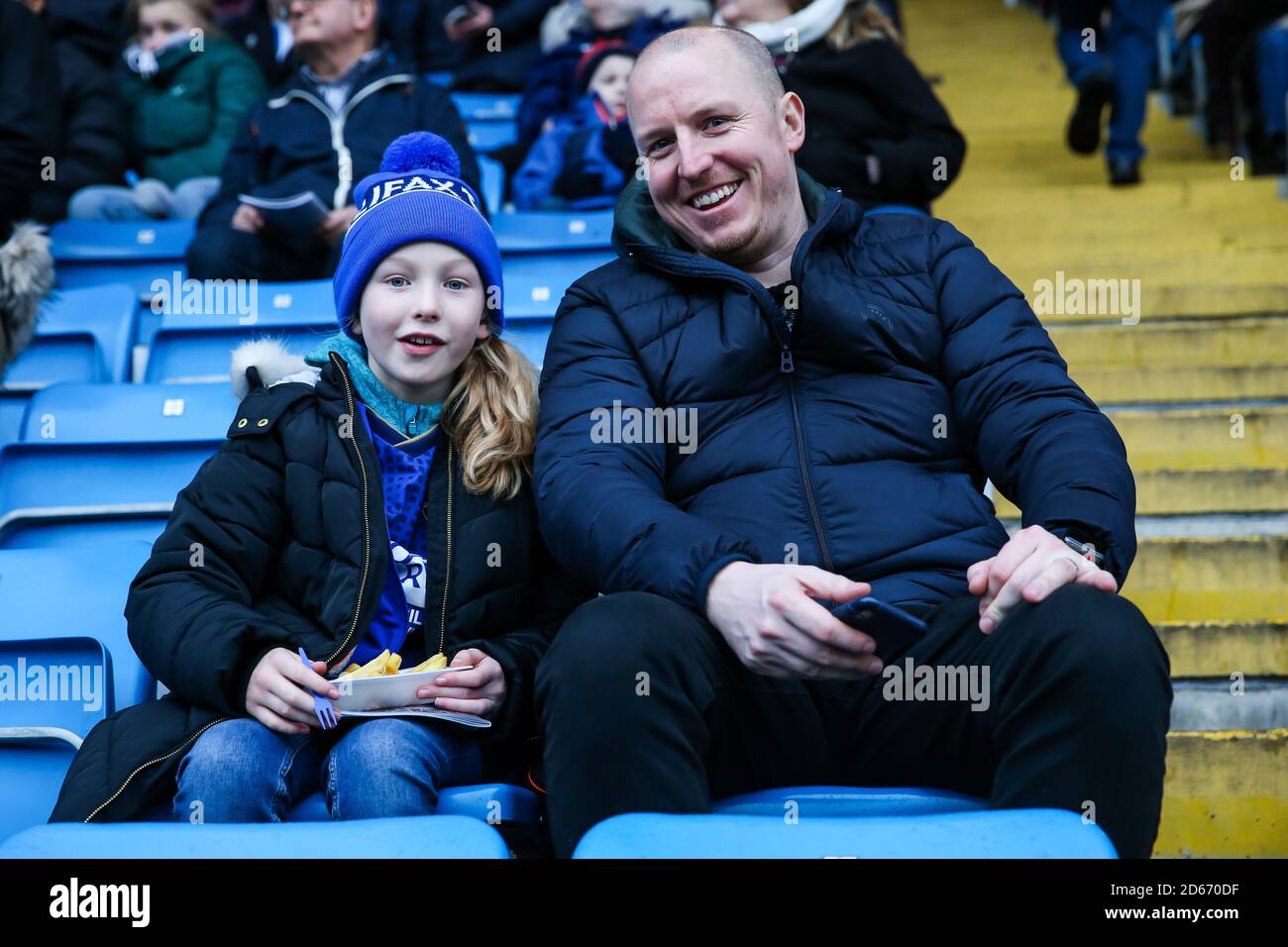 FC Halifax Town fans during the Vanarama Conference Premier League match at The Shay Stock Photo FC Halifax Town fans during the Vanarama Conference Premier League match at The Shay Stock Photo