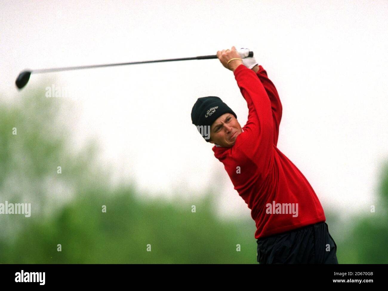 Niclas Fasth in action Stock Photo - Alamy
