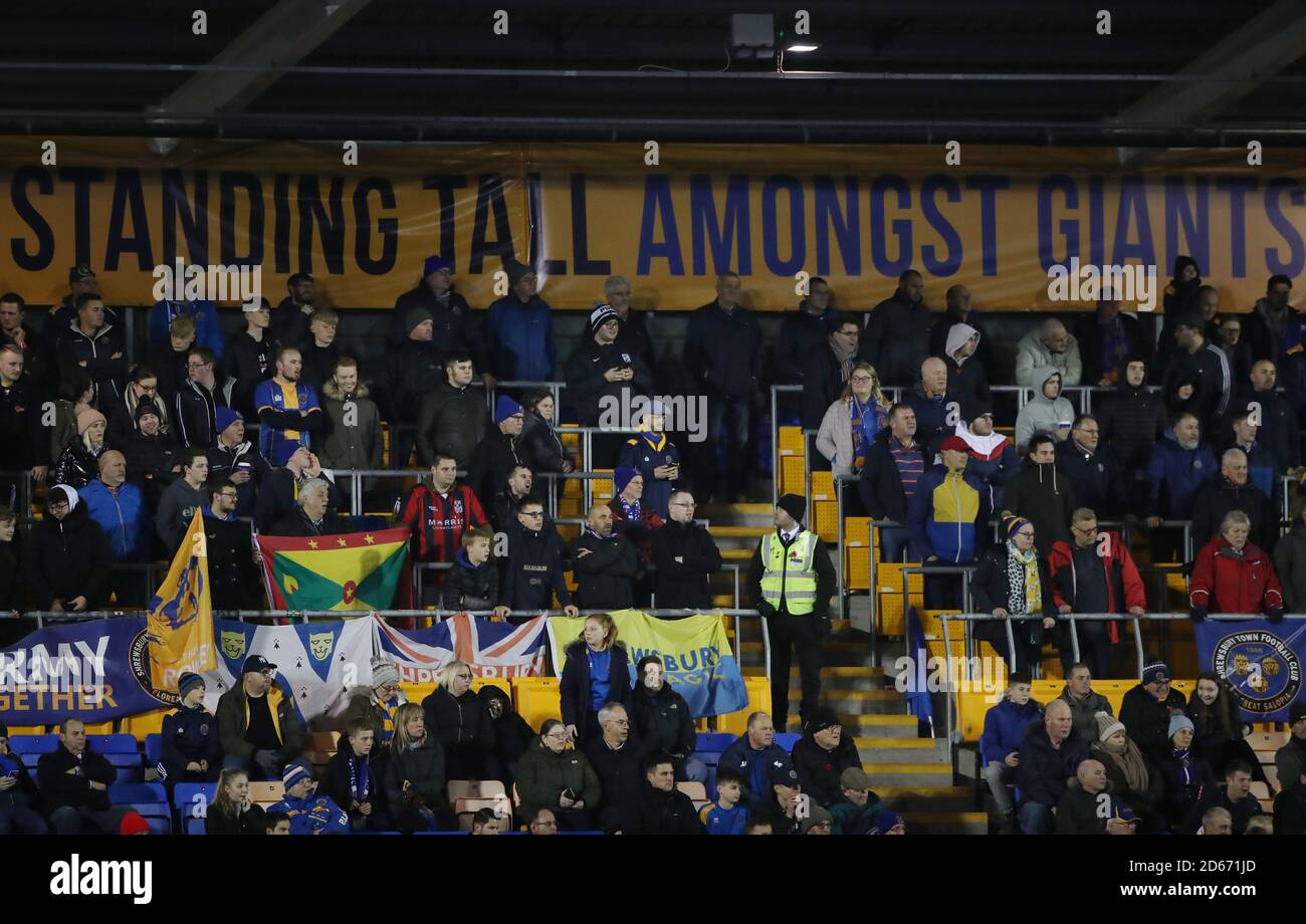 Peterborough united football fans hires stock photography and images