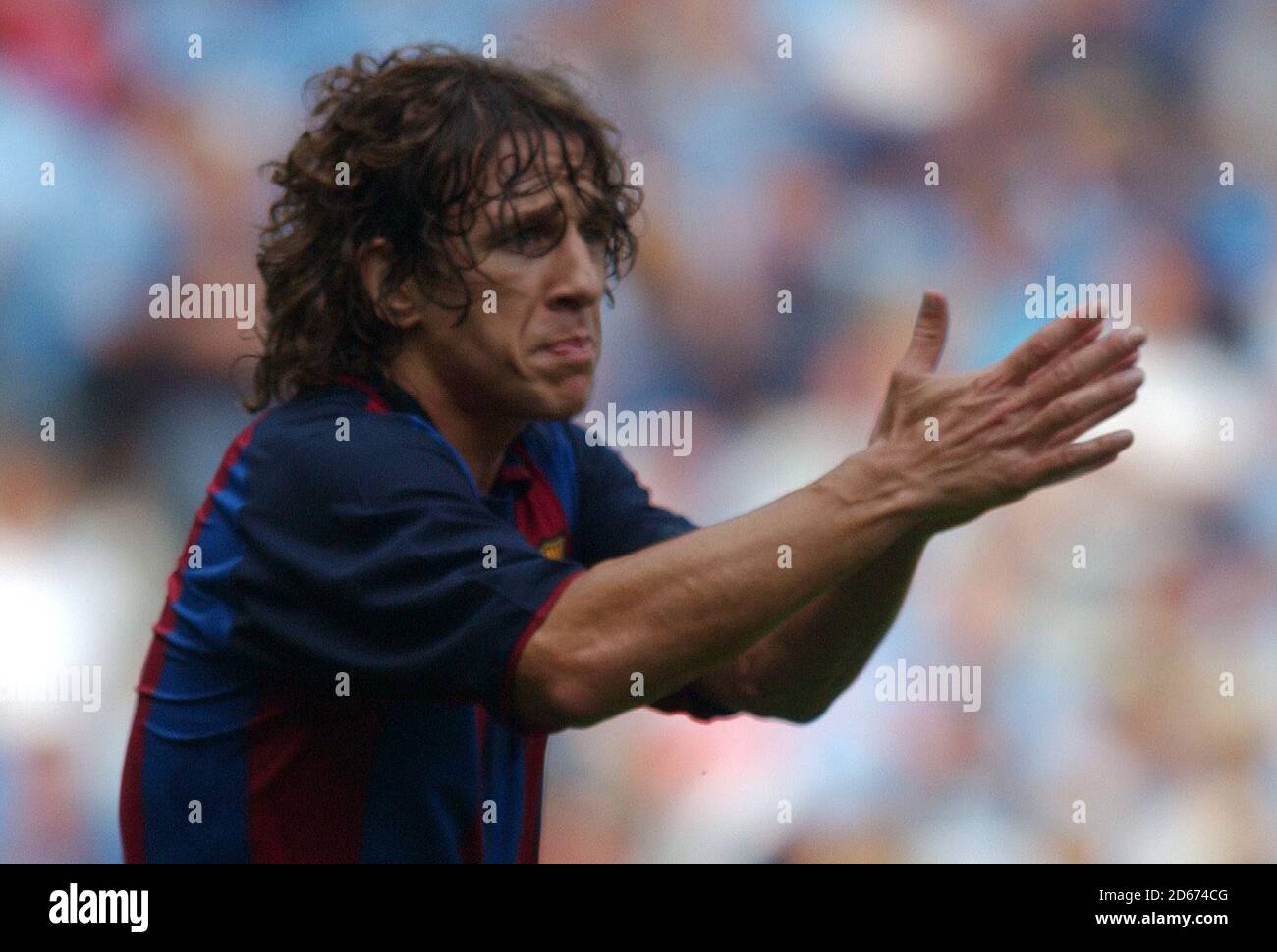 Barcelona&rsquo;s Carles Puyol Stock Photo - Alamy