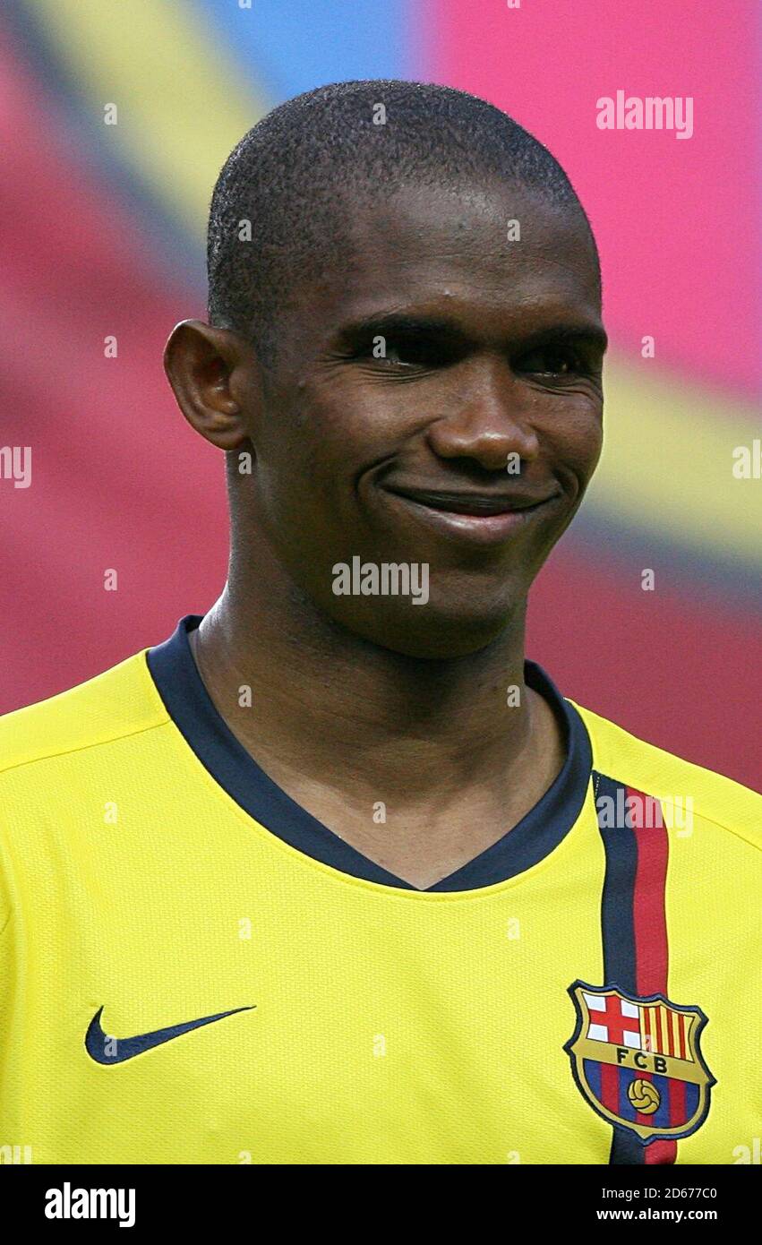 Samuel Eto'o, Barcelona Stock Photo - Alamy