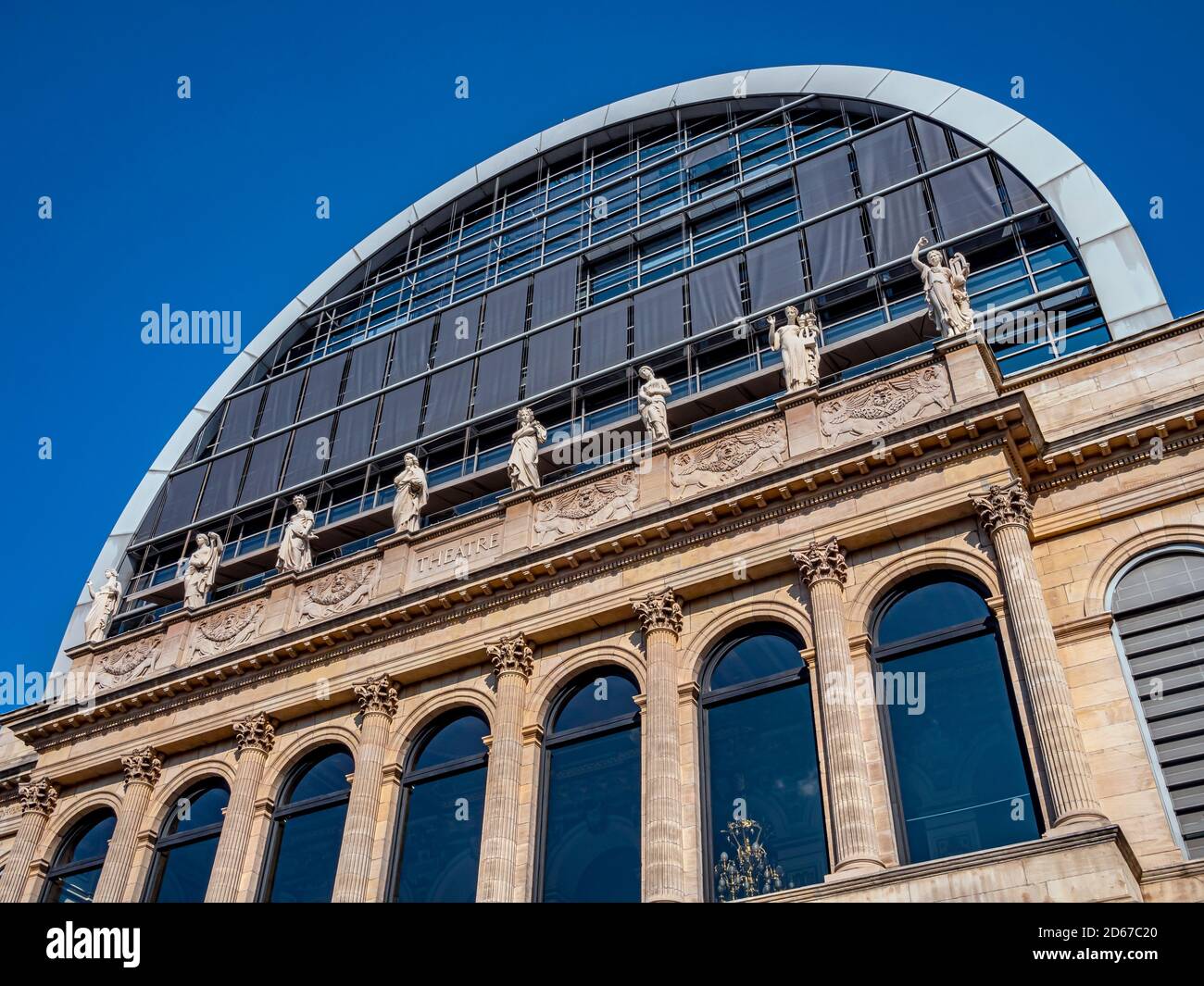 Famous opera house in Lyon France, Europe Stock Photo