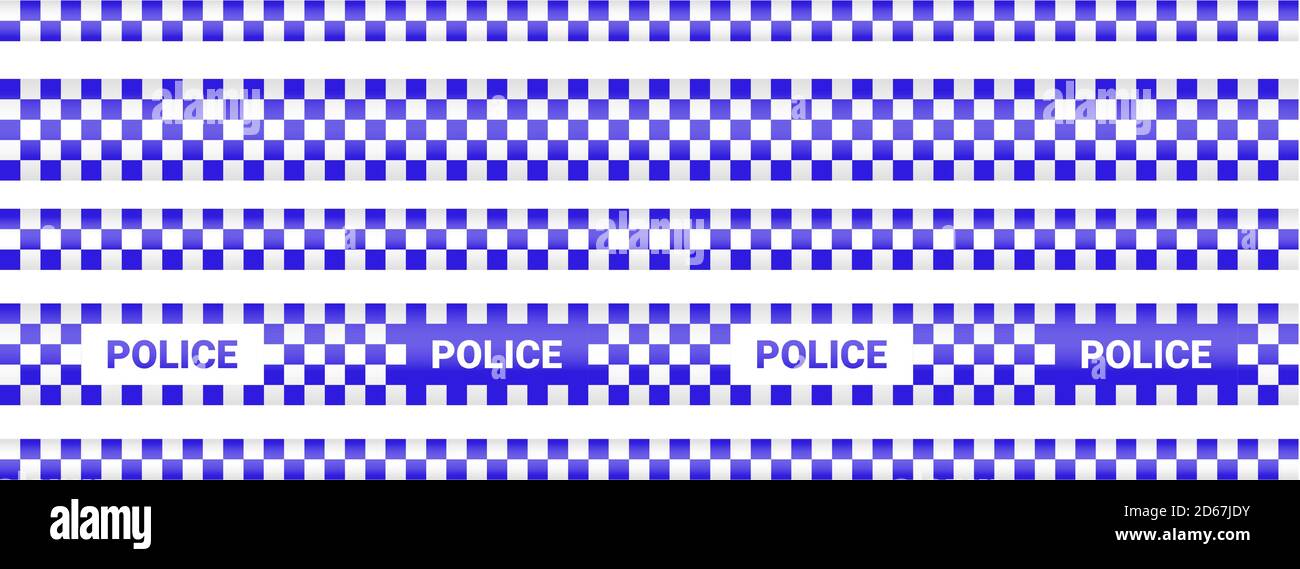 Police tape, crime danger line. Barricade police lines isolated