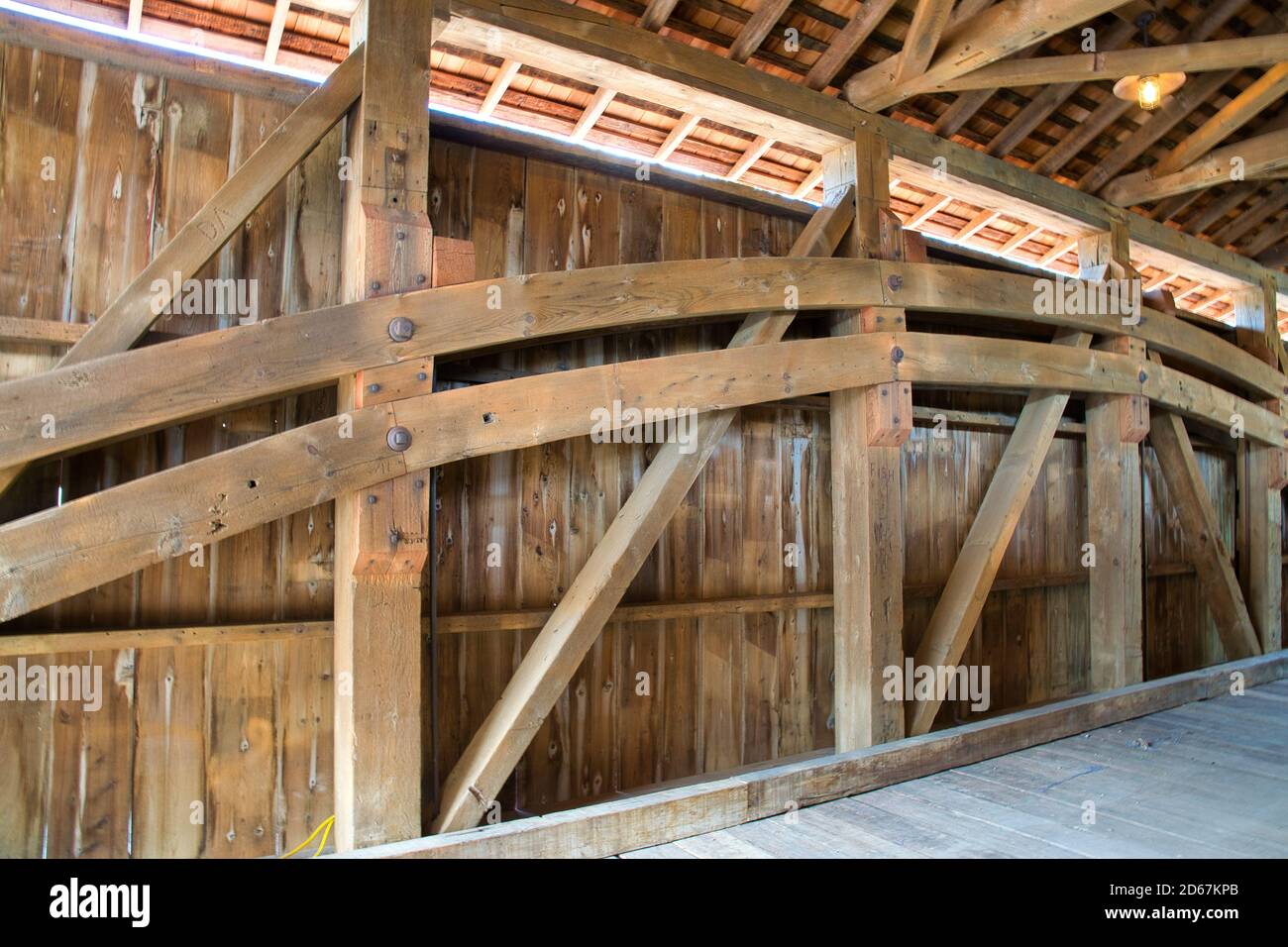 Burr truss structure hi-res stock photography and images - Alamy