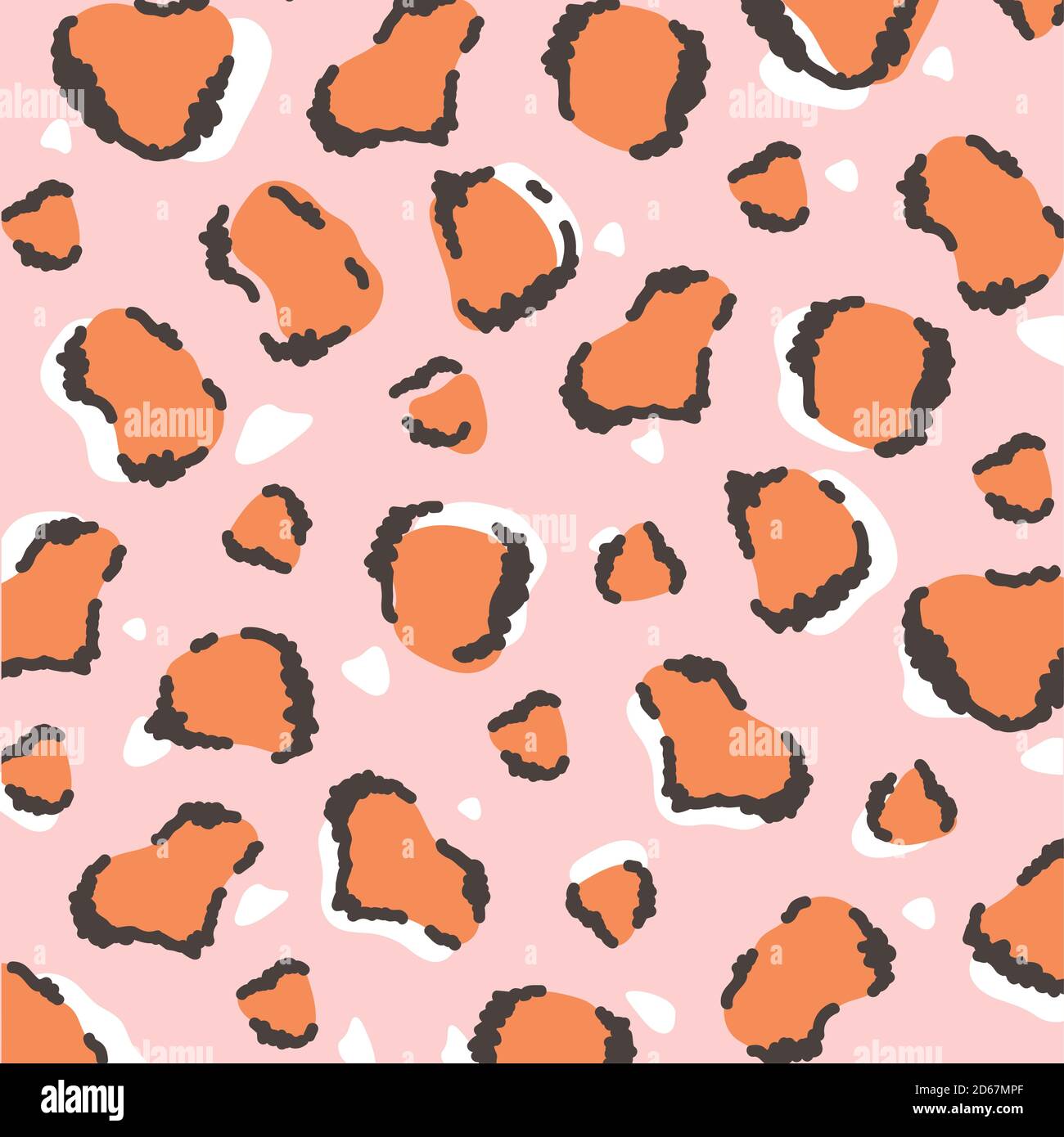 animal skin print pattern, camouflage spots texture design vector ...