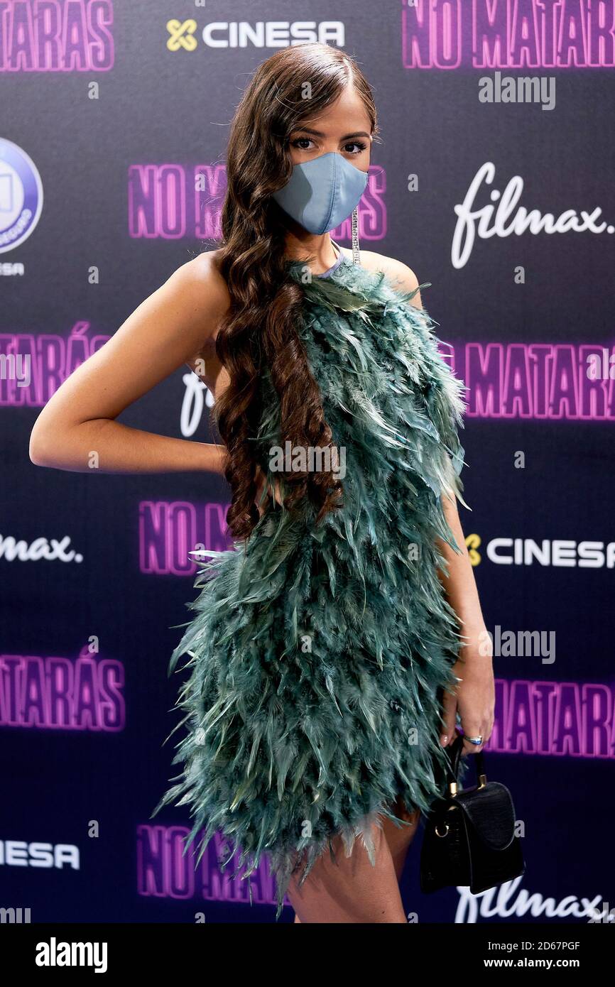 Madrid, Spain. 14th Oct, 2020. Melyssa Pinto attends the 'No Mataras