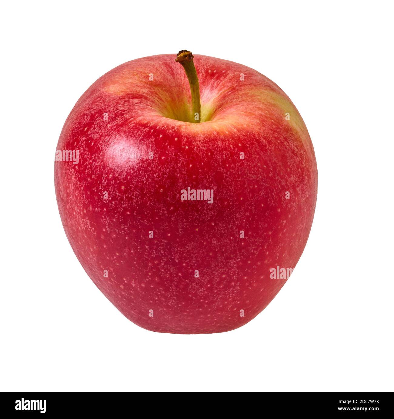 red apples on a white isolated background with clipping patch Stock Photo