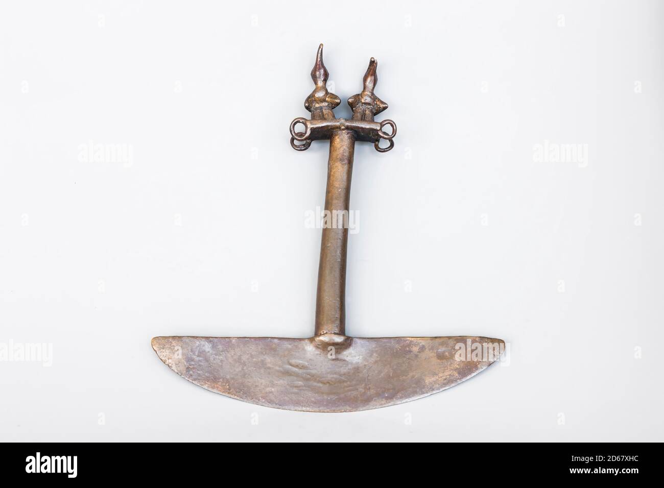 Tumi(ritual knife), Inca collection of museum warehouse, 'National Museum of Archaeology, Anthropology and History of Peru', Lima, Peru, South America Stock Photo