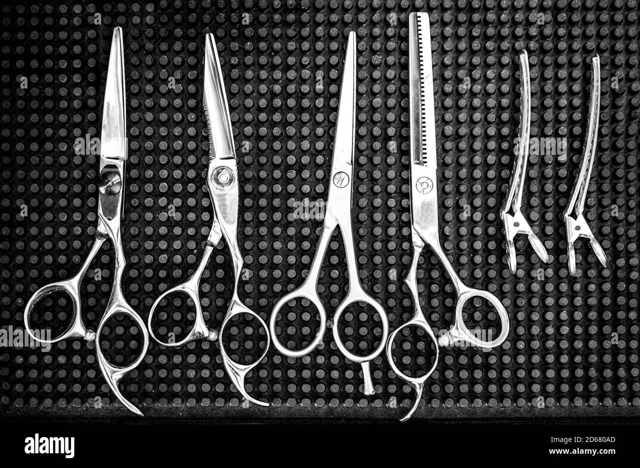 Scissors barber, salon, haircut. Scissor for a hairstyle. Barber shop