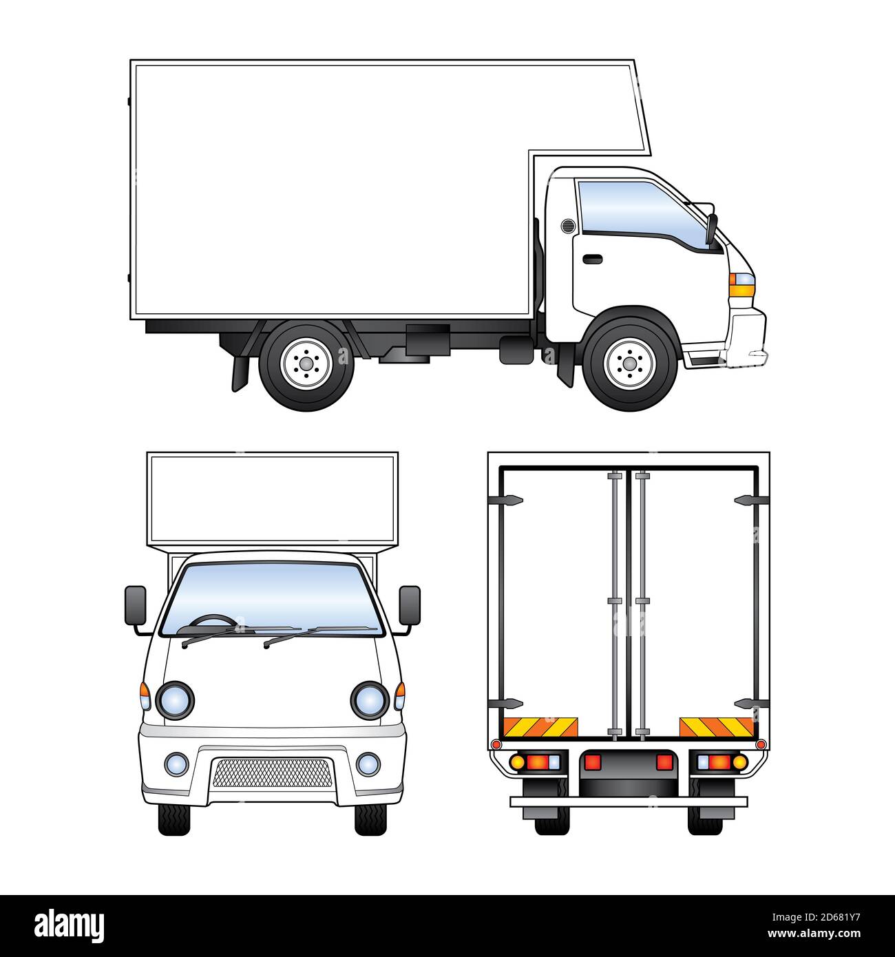 Small delivery truck hires stock photography and images Alamy