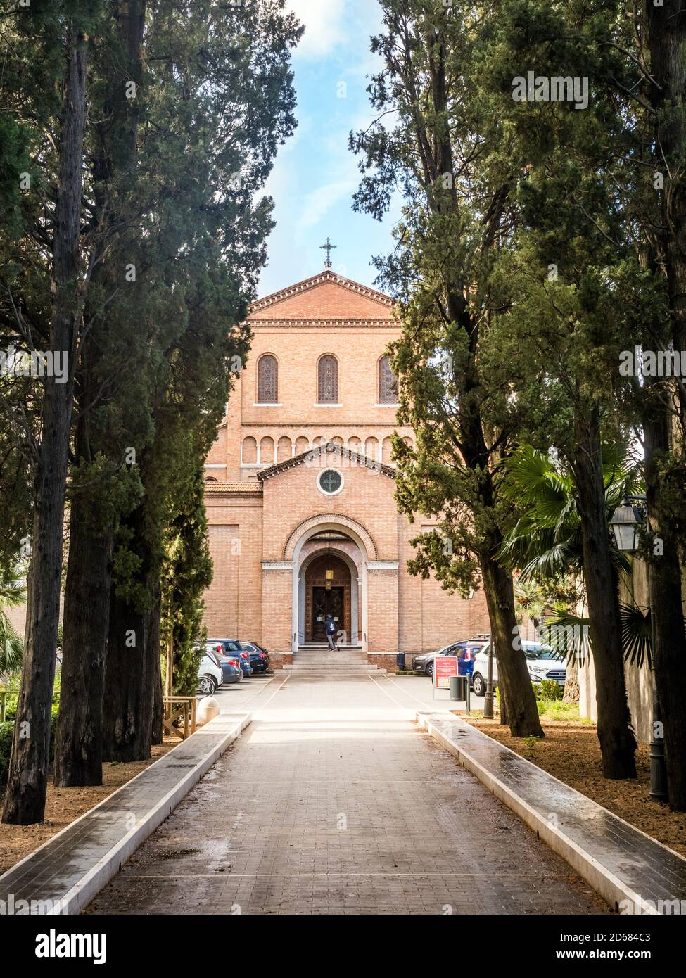 Benedictine church of Sant'Anselmo all'Aventino - Rome, Italy Stock Photo