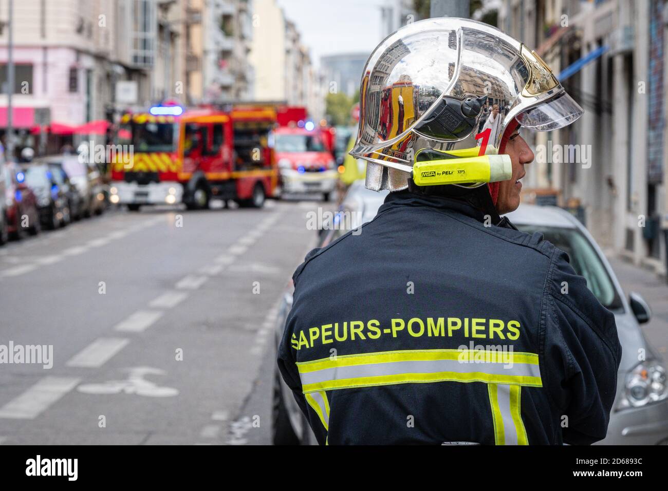 On 14/10/2020, Lyon, AuvergneRhôneAlpes, France. Intervention of the