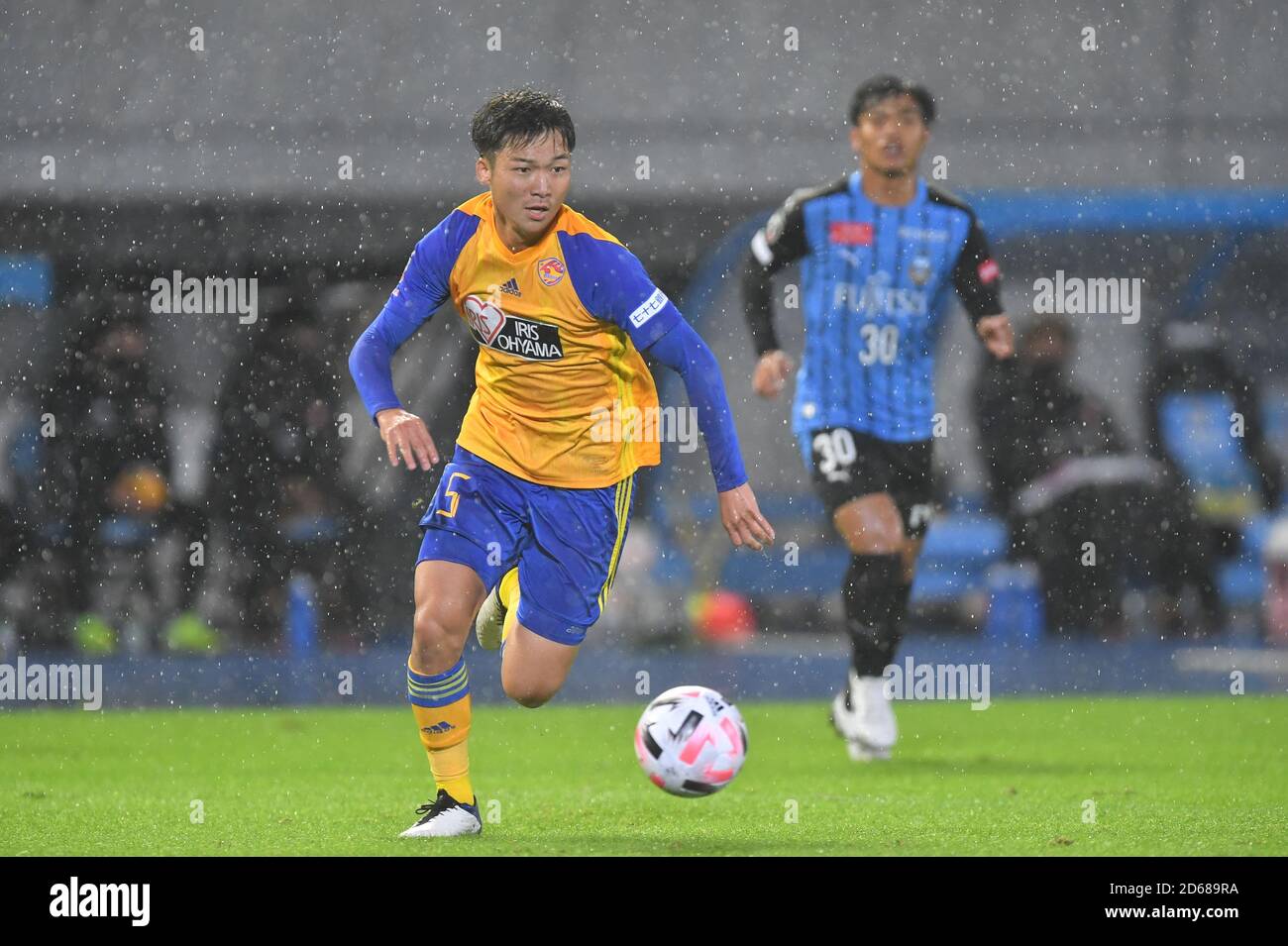 Keiya Shiihashi (5) of Vegalta Sendai during the J.League J1 soccer