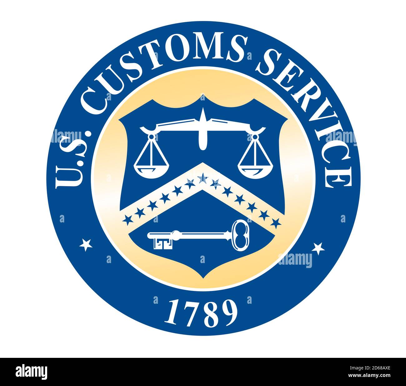 United States Customs Service Stock Photo