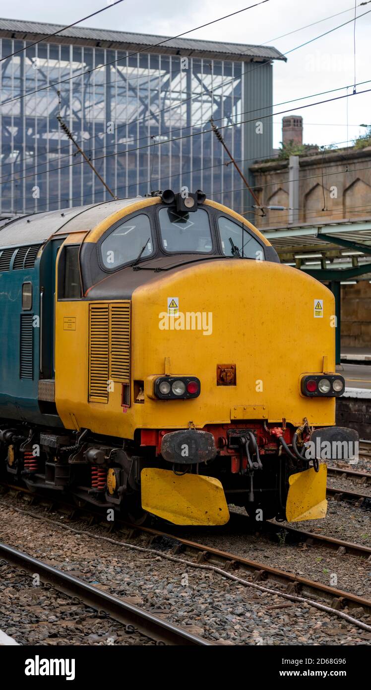 Class 37 Diesel 37610 of Direct Rail Services at Carlisle Station Stock Photo