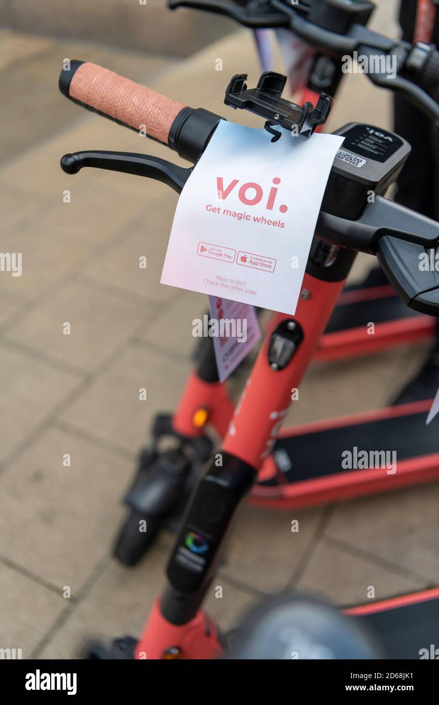 Electric scooter hire cambridge hires stock photography and images Alamy