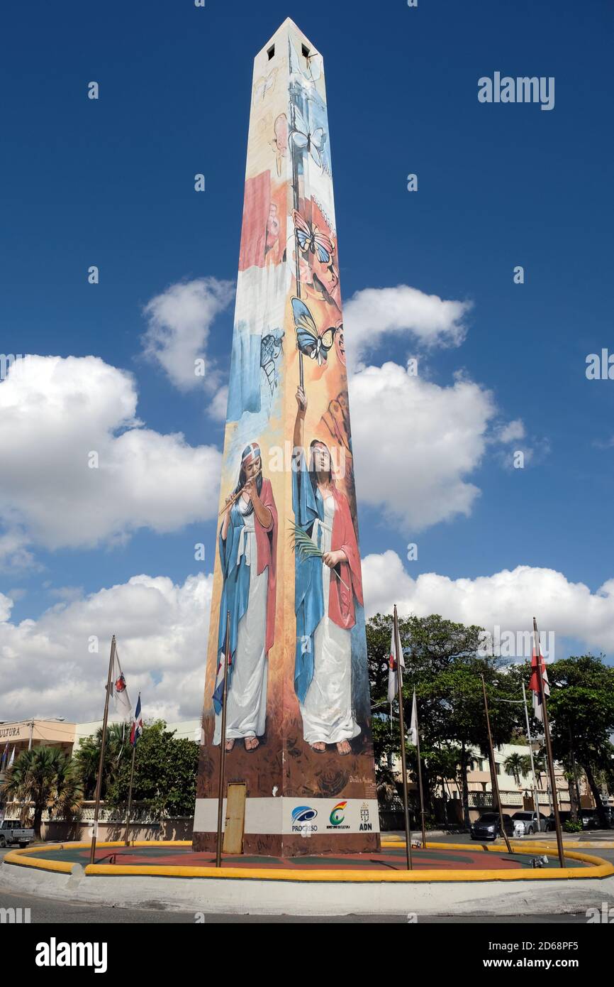 Dominican Republic Santo Domingo - Santo Domingo Obelisk - Obelisco de Santo Domingo Stock Photo